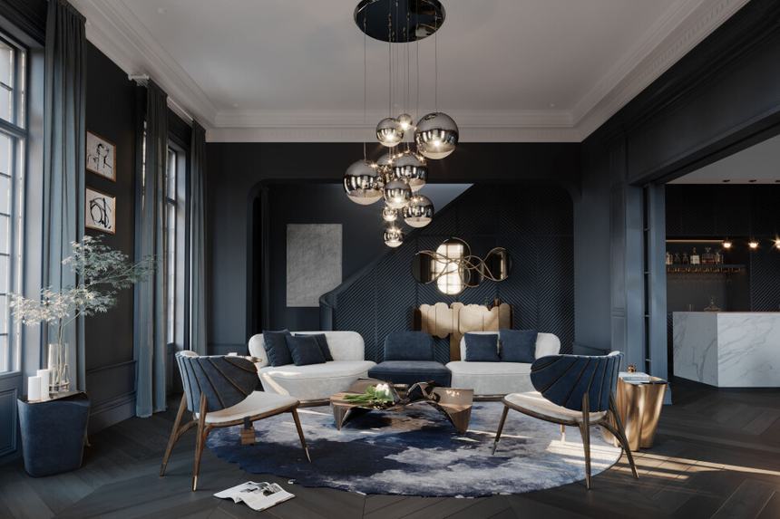 Living room in a London home after a full redecoration by Bek Homes